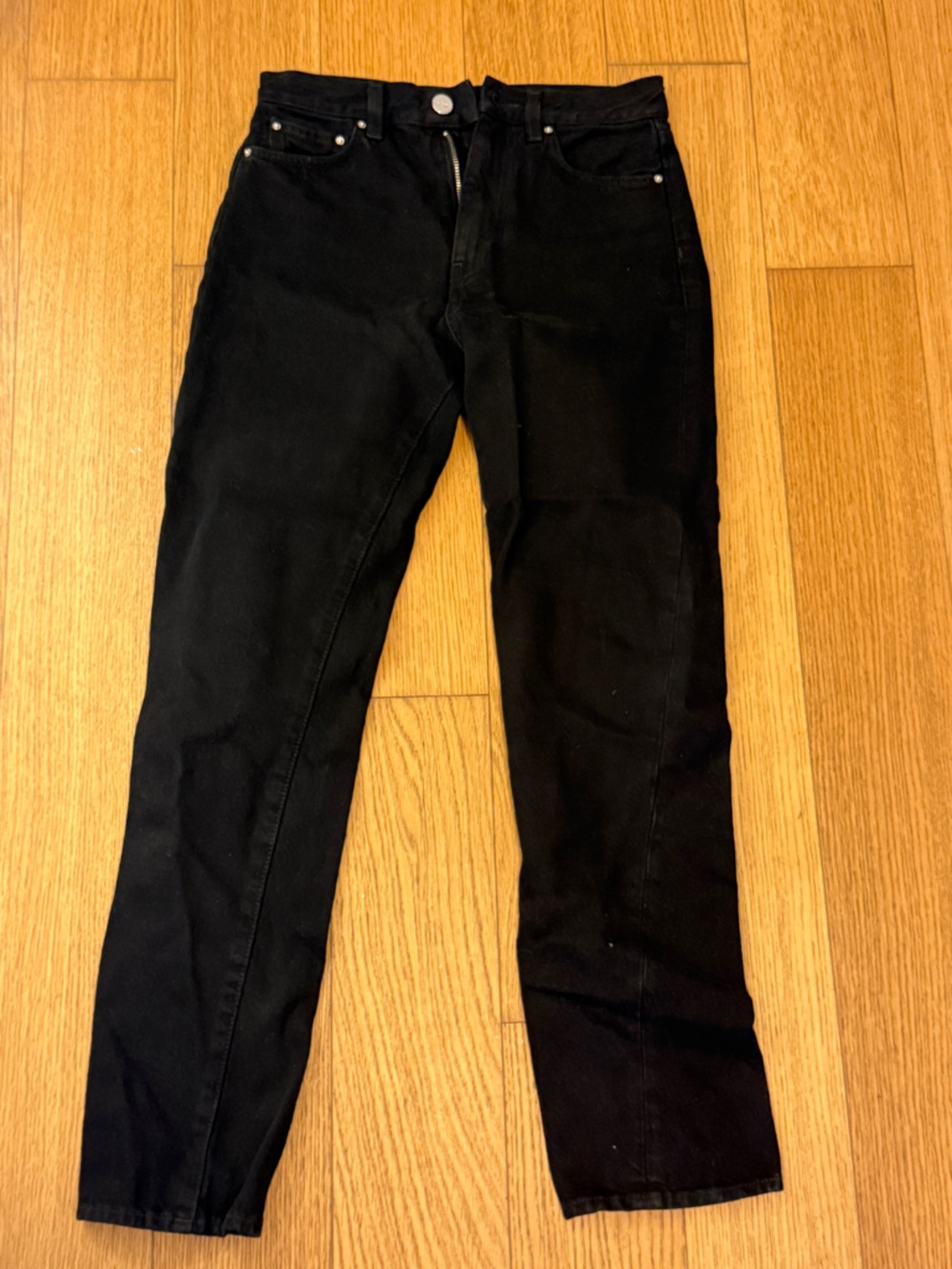 Toteme Black Twisted Seam Denim - new without tag